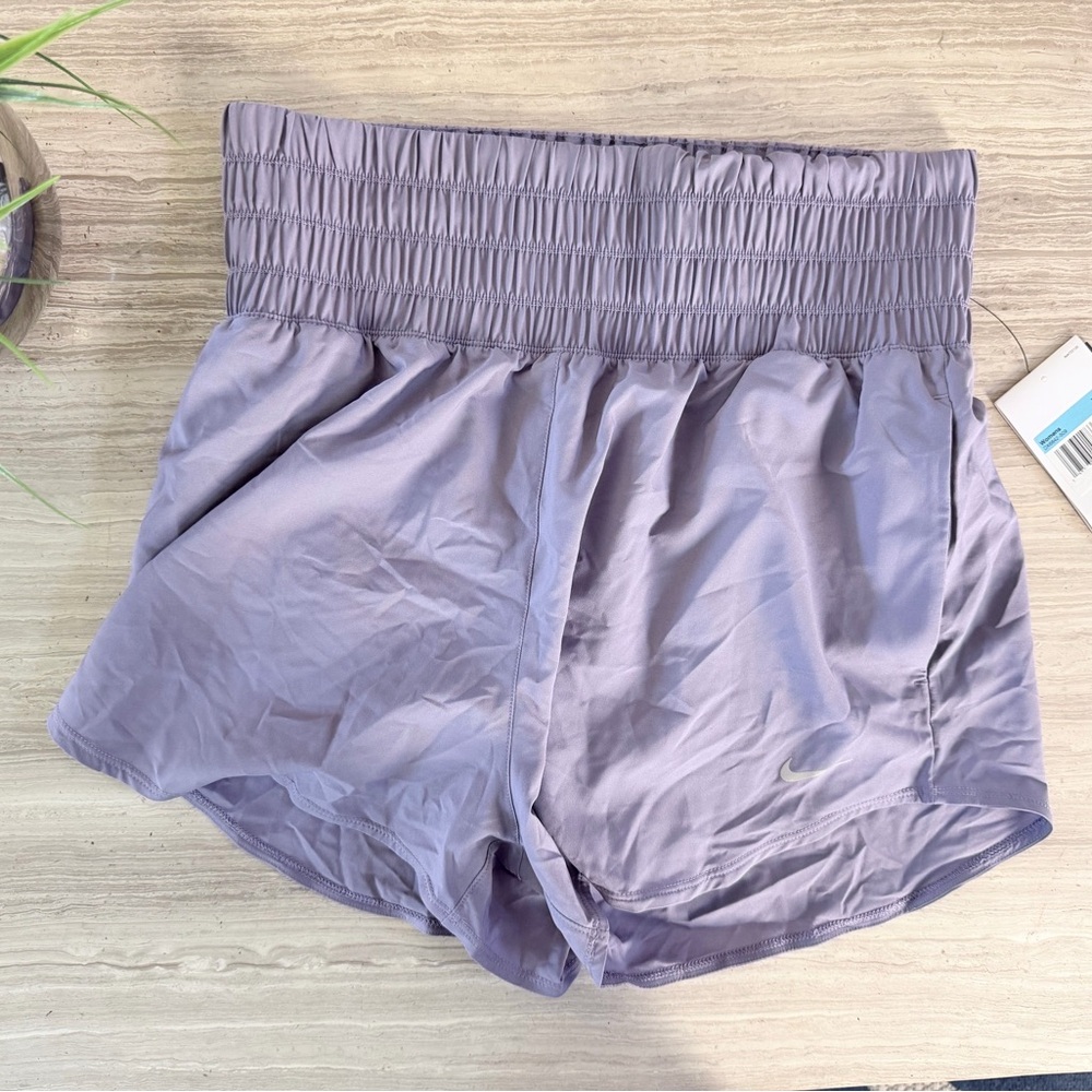 Nike Lilac High-Waist Running Shorts
